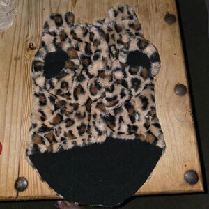RACHEL ZOE SIZE MEDIUM CHEETAH FAUX FUR DOG JACKET